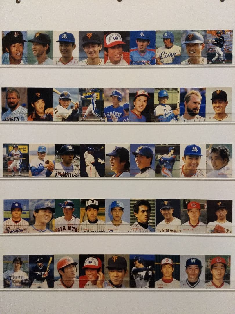 カルビー プロ野球 チップス カード 1986年