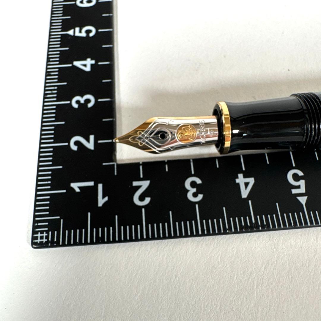 Pelican K14 万年筆 スーべレーン 緑縞 F 14C-585