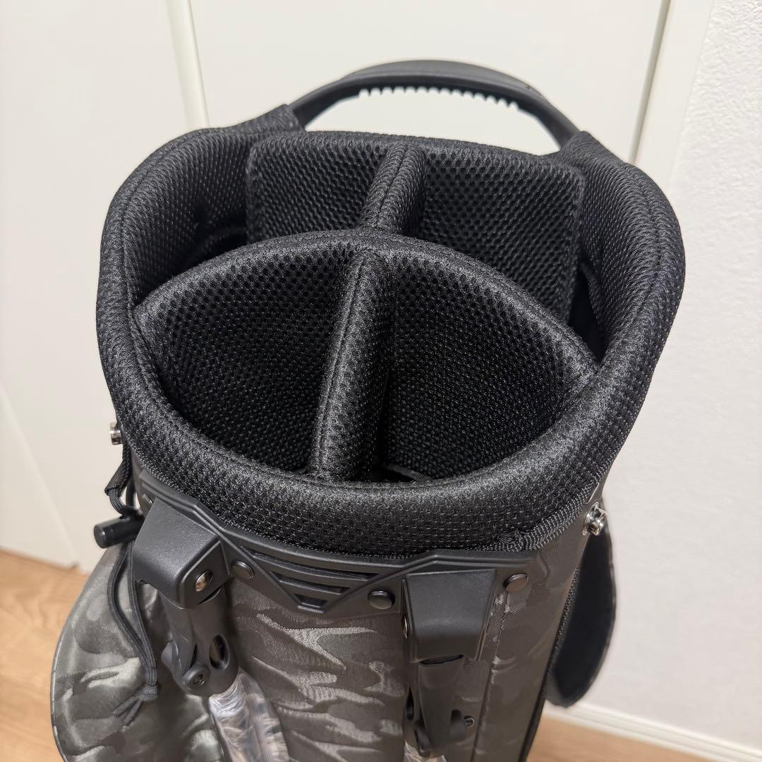 新品未使用品 ZERO HALLIBURTON キャディバッグ グレーカモ