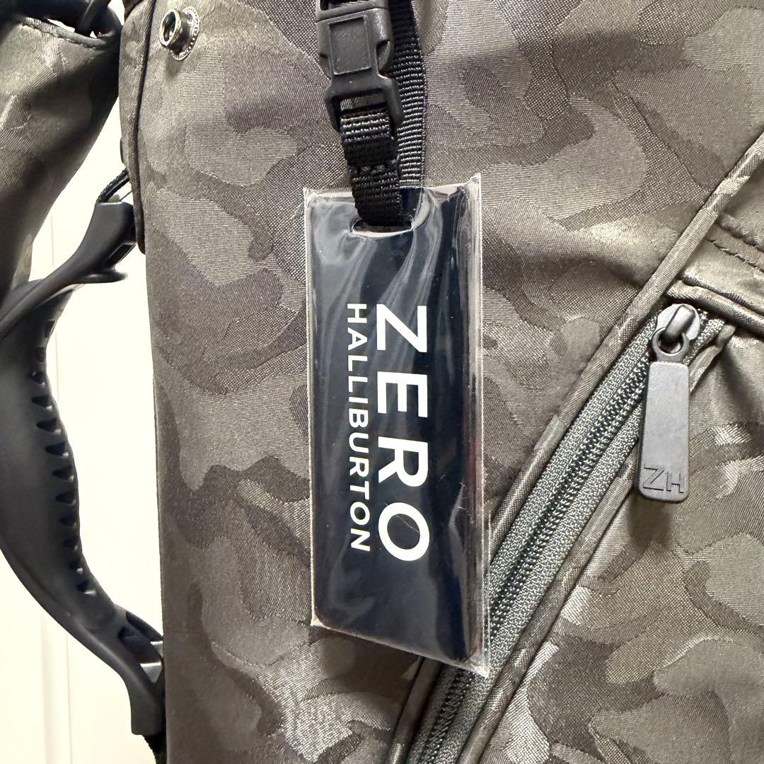 新品未使用品 ZERO HALLIBURTON キャディバッグ グレーカモ