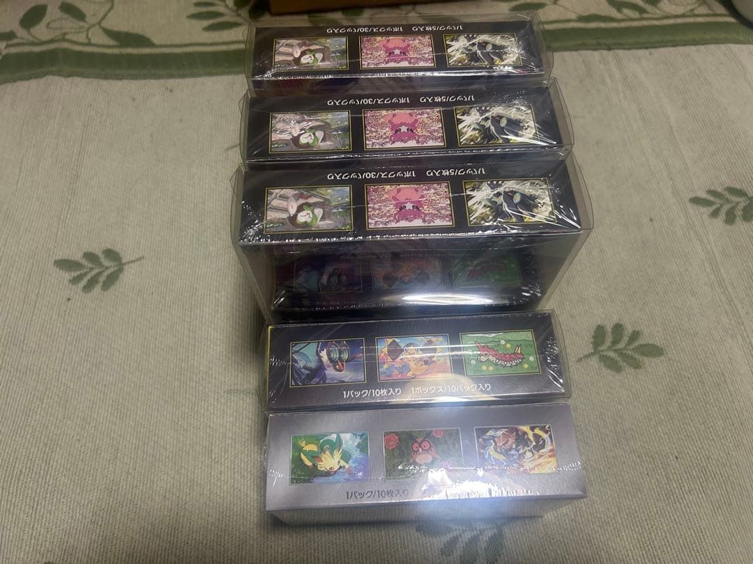 ポケモンカードゲーム ムニキスゼロ、メガドリーム、テラスタル 未開封BOX！！