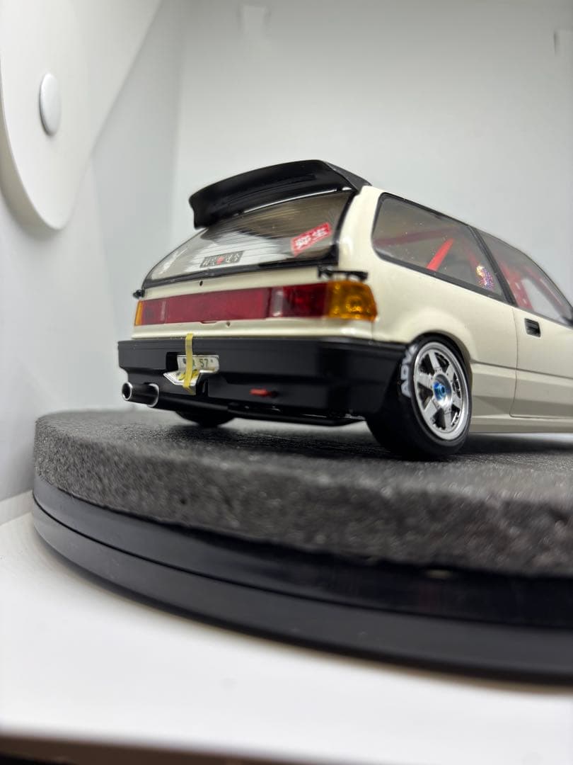 プラモデル完成品　BEEMAX アオシマ　ホンダ　シビック　EF3 環状線仕様