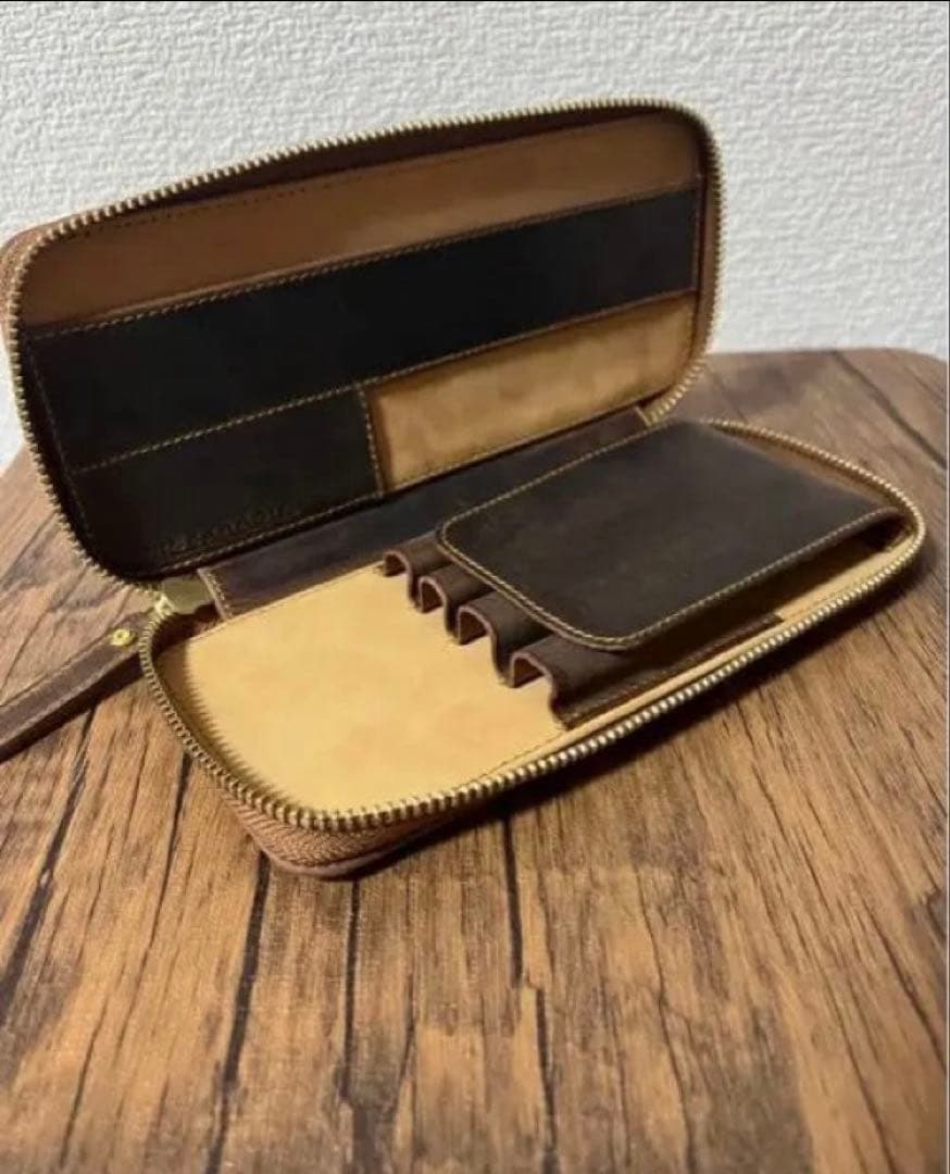 【新品未使用】バハギア クレイジーホース ダークブラウン