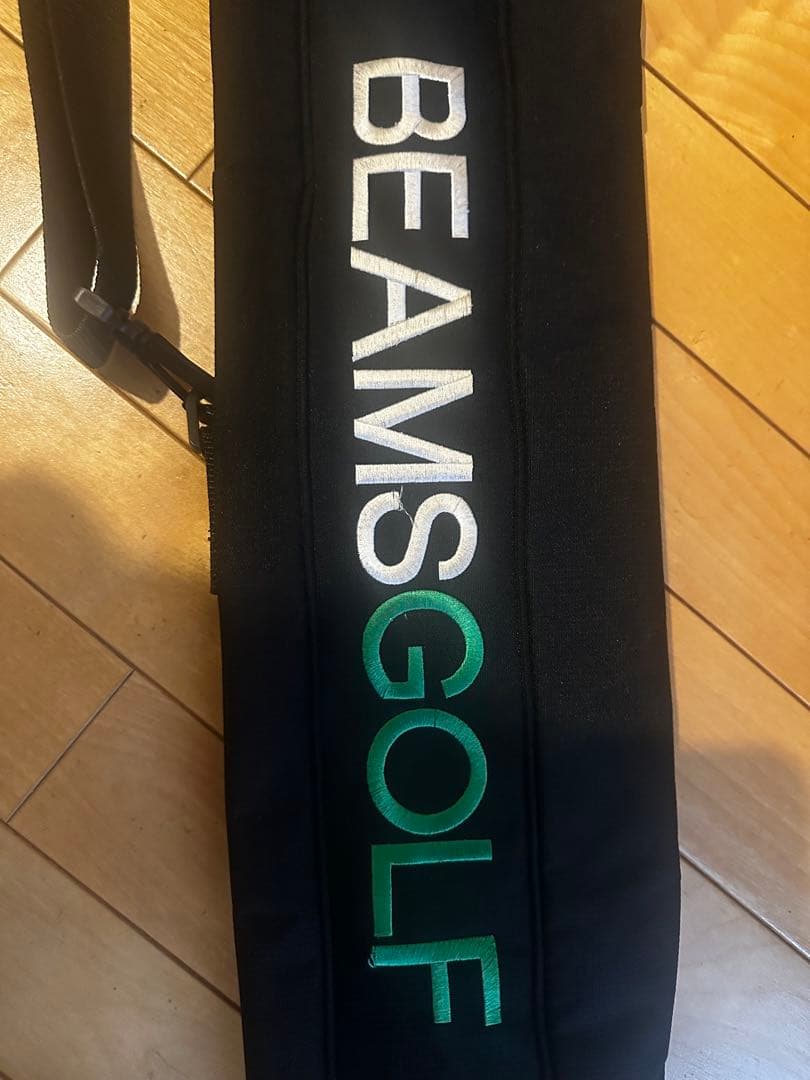 【中古美品】BEAMS GOLF ブラックキャディバッグ