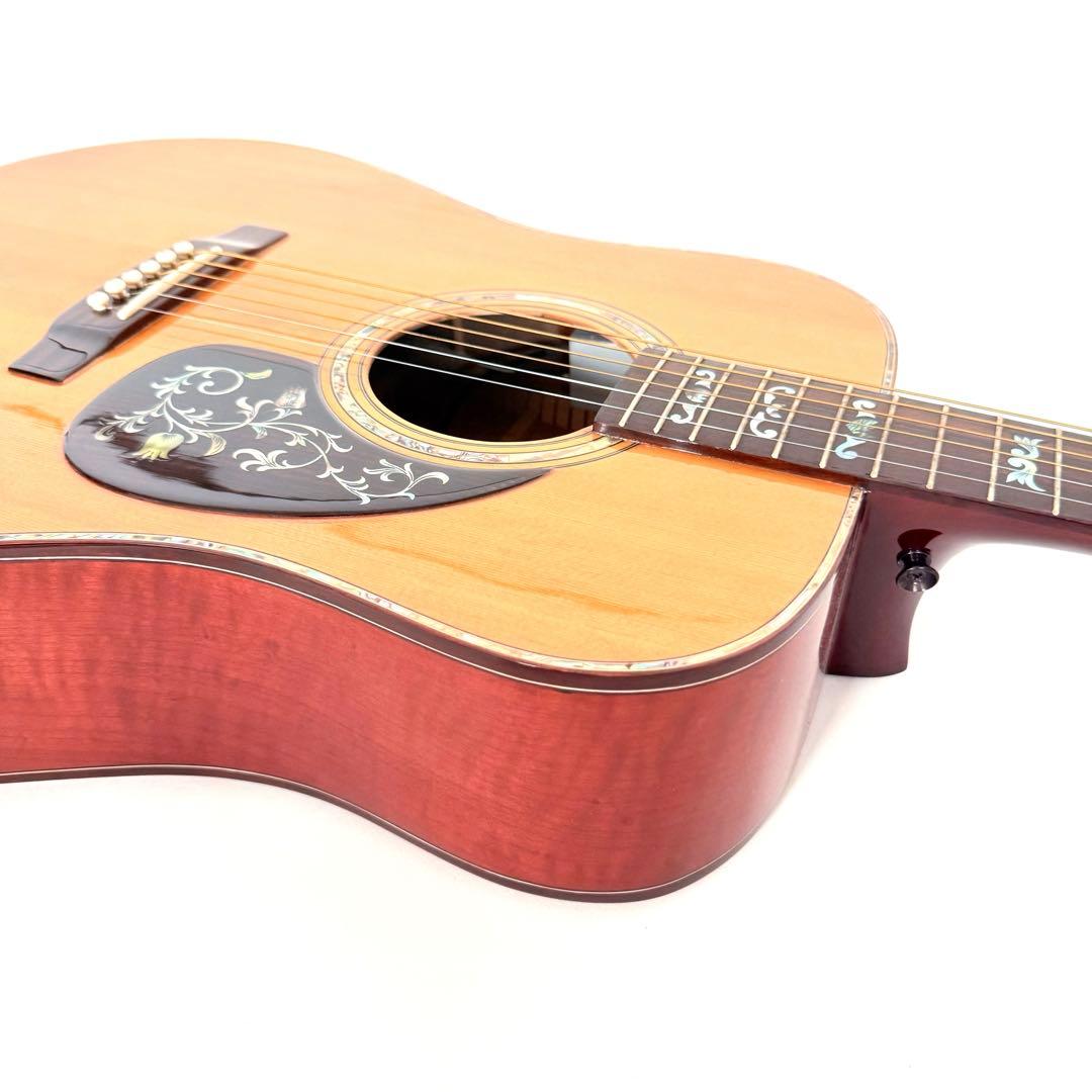 【希少・美品】サムズ工房 豪華手工ギター アコースティックギター エレアコ