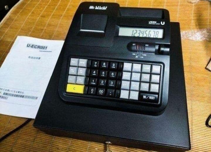 USENレジスター　軽減税率対応　美品　感熱紙　人気コンパクト型　901326