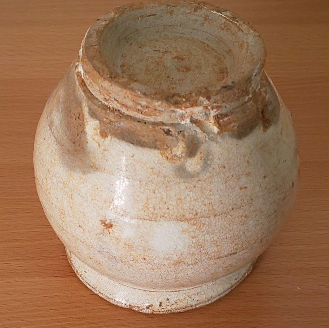 朝鮮王朝時代 李朝時代 会寧斑釉壺 小壺