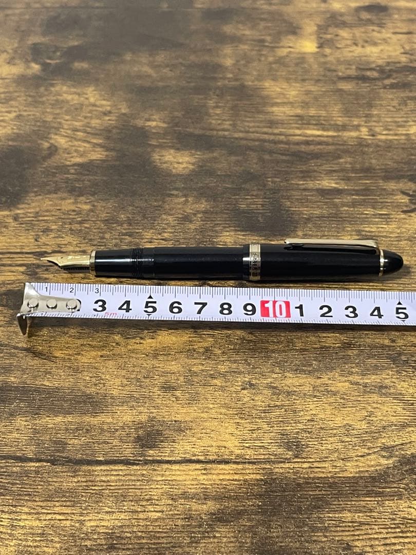 筆記確認＆洗浄済み　旧ニブ　ホワイトゴールド　21金　　セーラー　万年筆