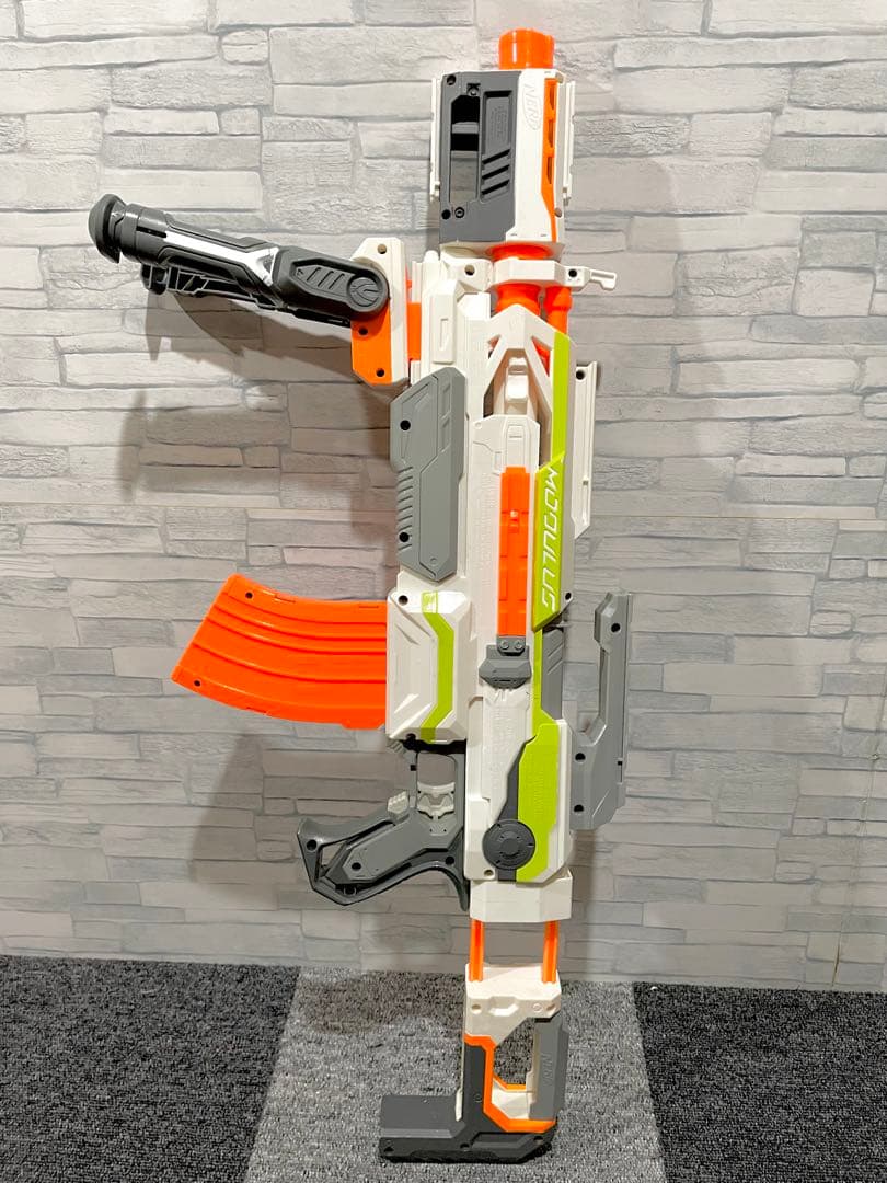 ナーフ 電動とコッキングの2台セットです‼︎ 通常弾、メガ弾、ロケット弾発射可能‼︎