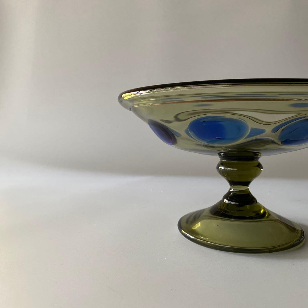 希少 舩木倭帆 ガラス 鉢 花器 ミュージアムピース ShizuhoFunaki