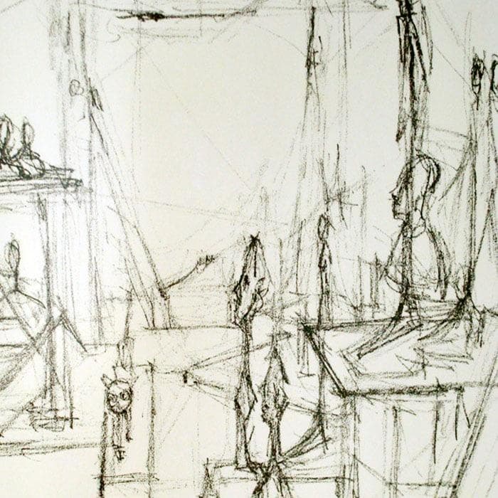 ATELIER 1951/アルベルト ジャコメッティ/アートポスター