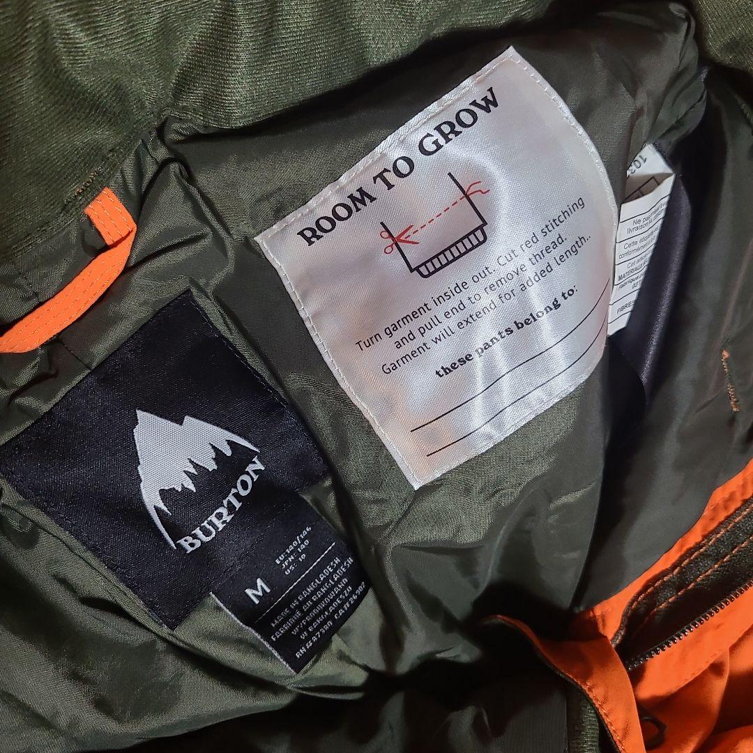 バートン スノーボードウェア 上下 M キッズ 男の子 迷彩柄 美品