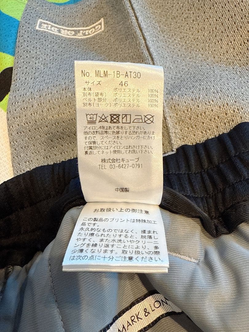 美品 ★ MARK&LONA セットアップ ポロ ショーツ ハーフパンツ