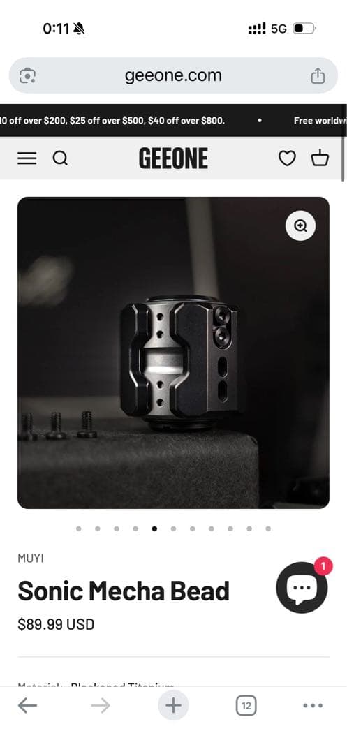 「正規品」Muyi Musketeer 3in1 フィジェットトイ　EDC 絶版