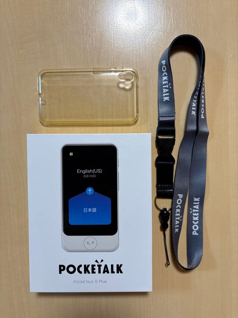 ポケトークPOCKETALK S Plus 翻訳機 美品