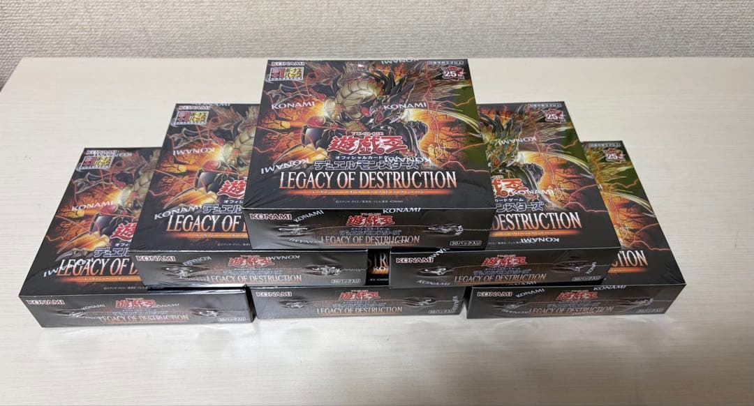 【新品】遊戯王OCG LEGACY OF DESTRUCTION 6BOX