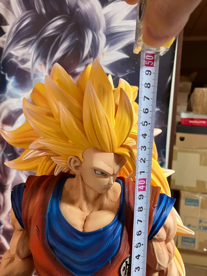 孫悟空 超サイヤ人3 フィギュア 大型 新品 54cm 海外品