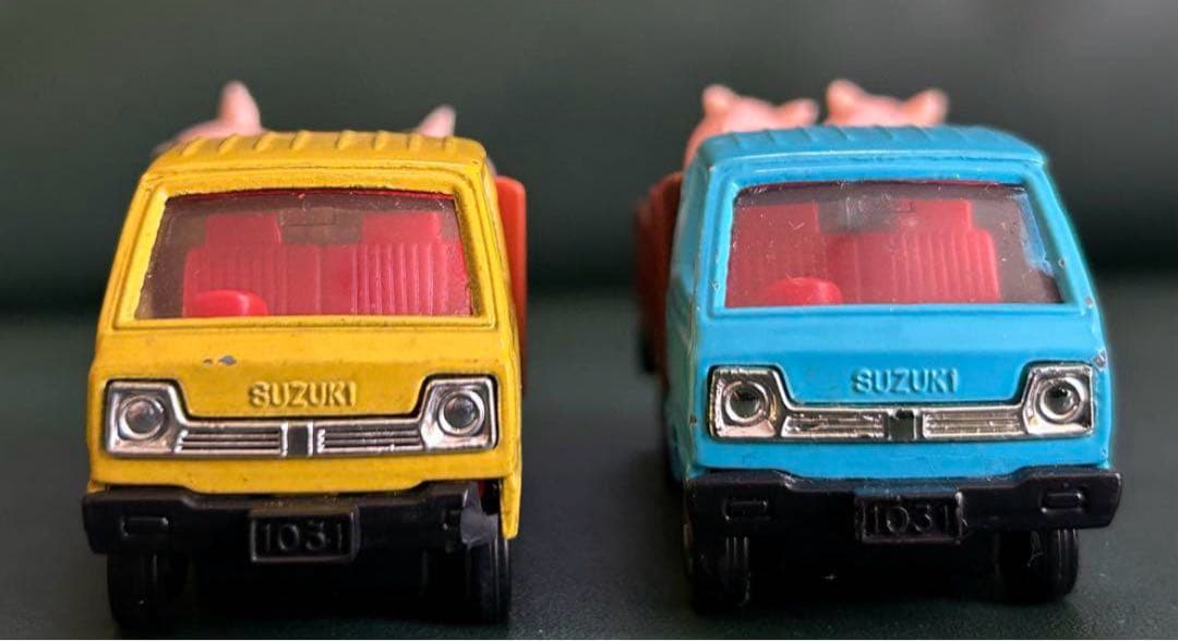 トミカ スズキ キャリィ 家畜運搬車 2台セット