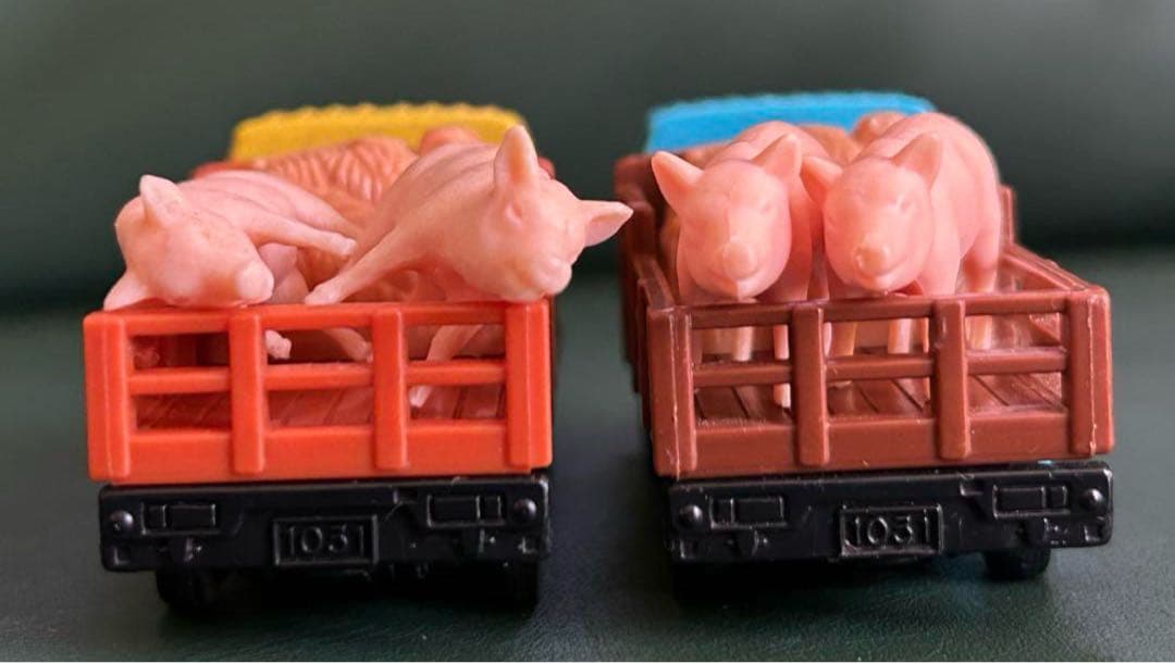 トミカ スズキ キャリィ 家畜運搬車 2台セット