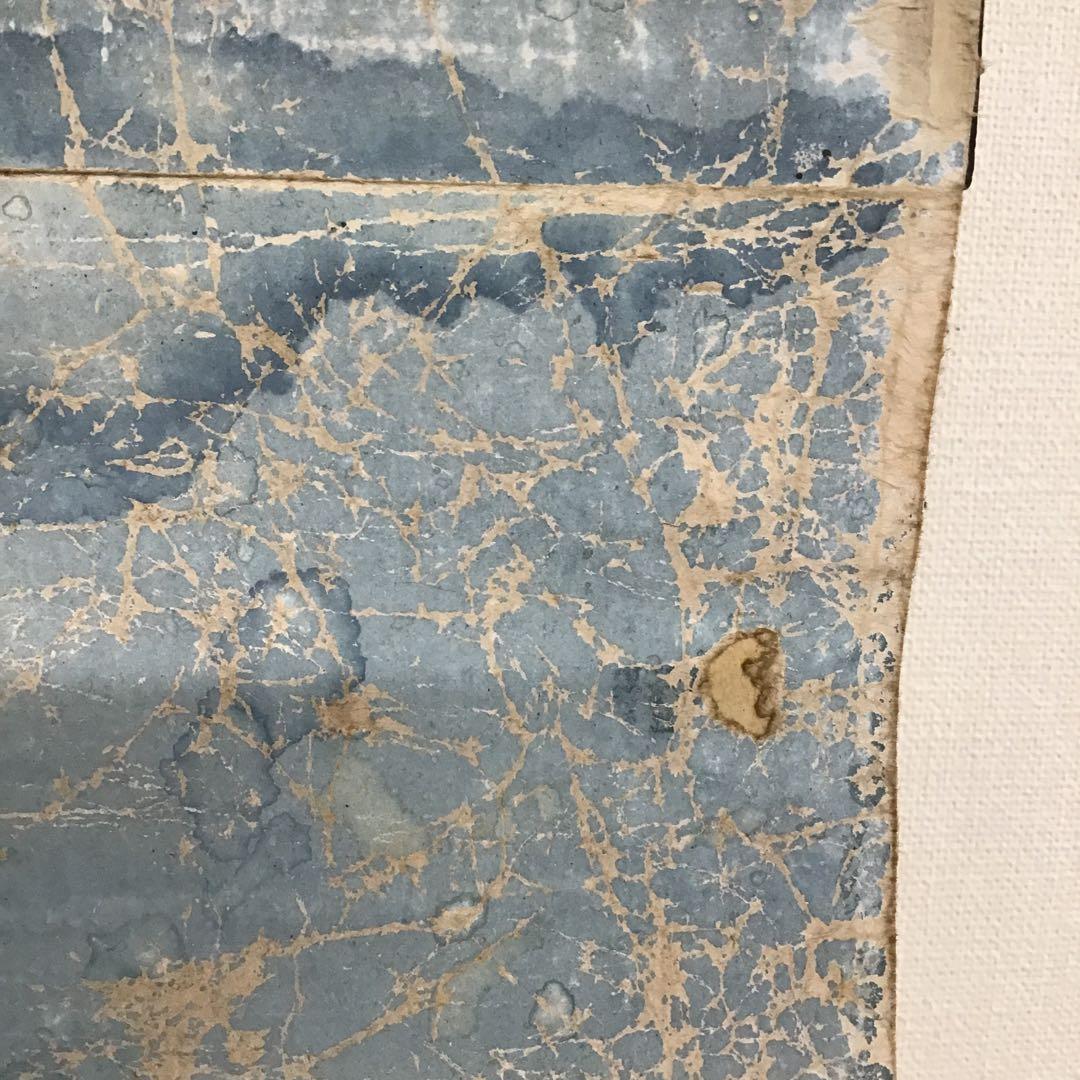 K茶道具　掛軸　「大黒天の圖」　画讃は版画かと思われます　自作桐箱　S185KJ