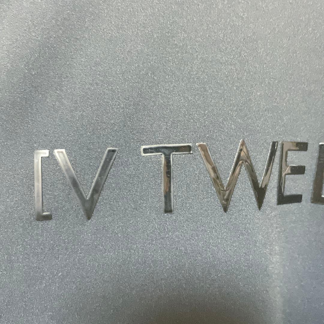 V12 ゴルフウェア　半袖 モックネック シャツ ロゴ　Mサイズ