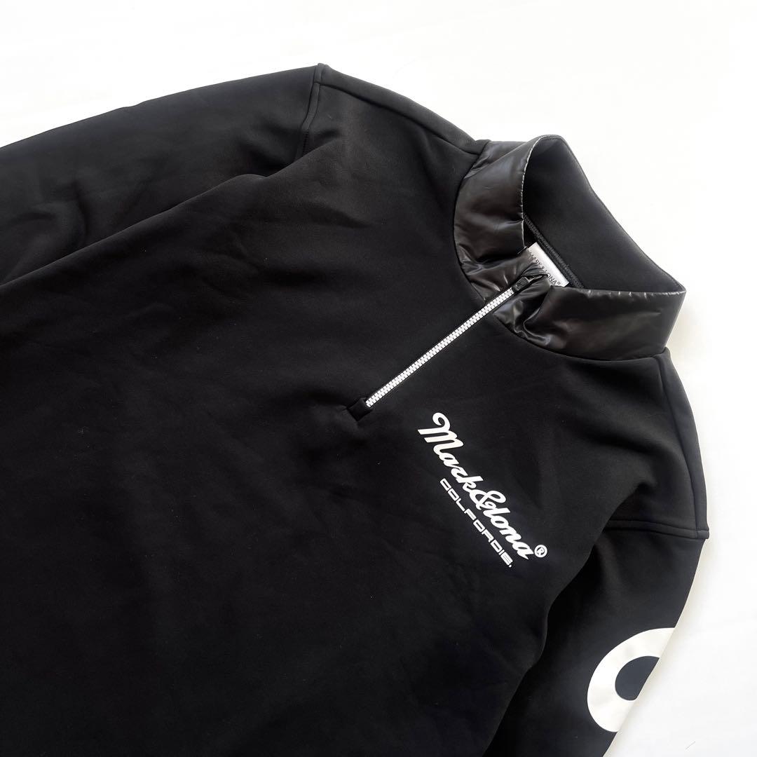 MARK&LONA マークアンドロナ　ハーフジップ 裏起毛　長袖シャツ　46