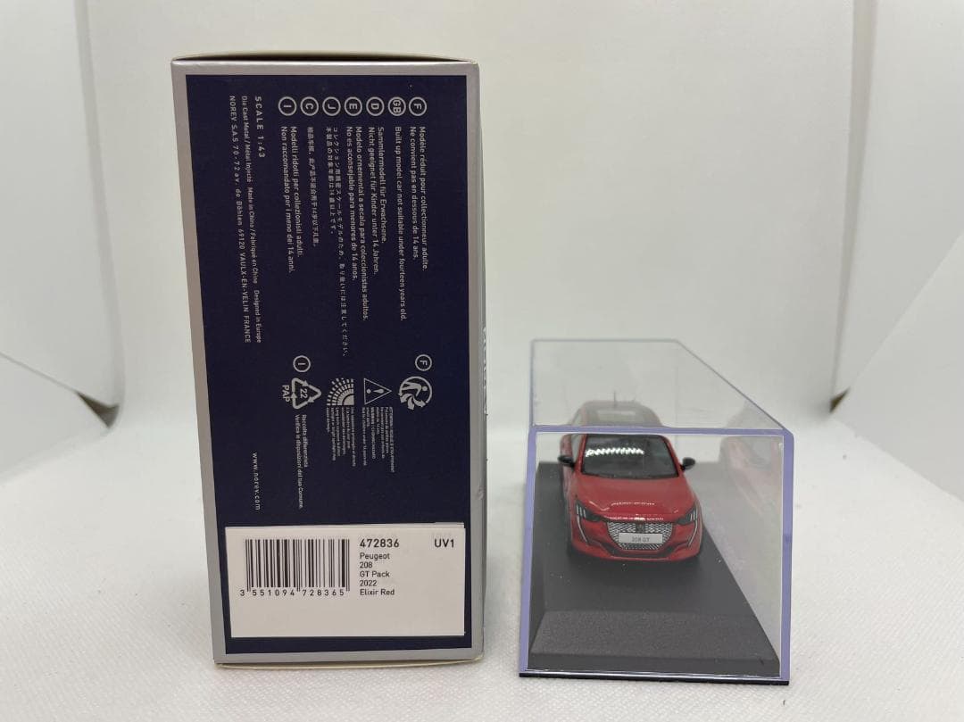 404-077 ノレブ 1/43 プジョー 208 GT Pack 2022