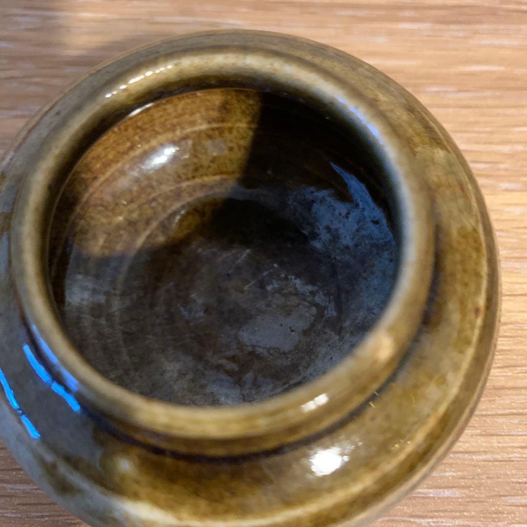 茶道具　茶入れ　大海茶入　仕覆付き　アンティーク　1客　285