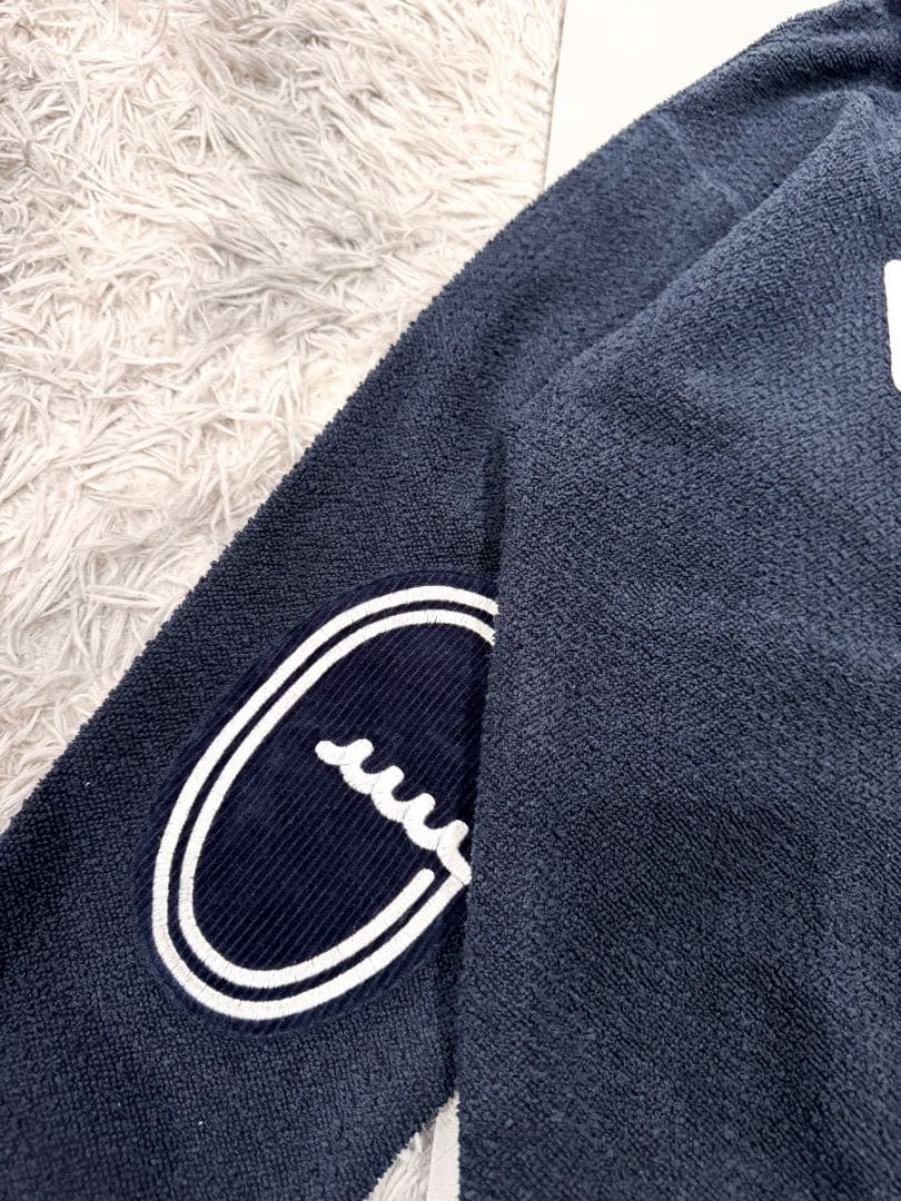 muta MARINE バイアスラッチパイル プルオーバーパーカー