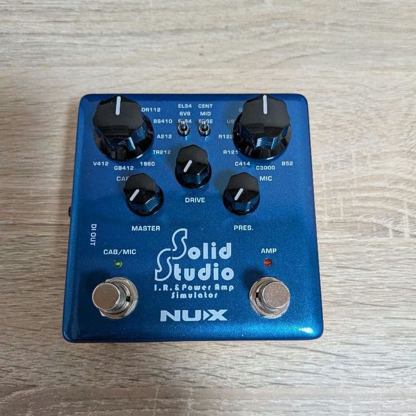 NUX Solid Studio IR & パワーアンプシミュレーター