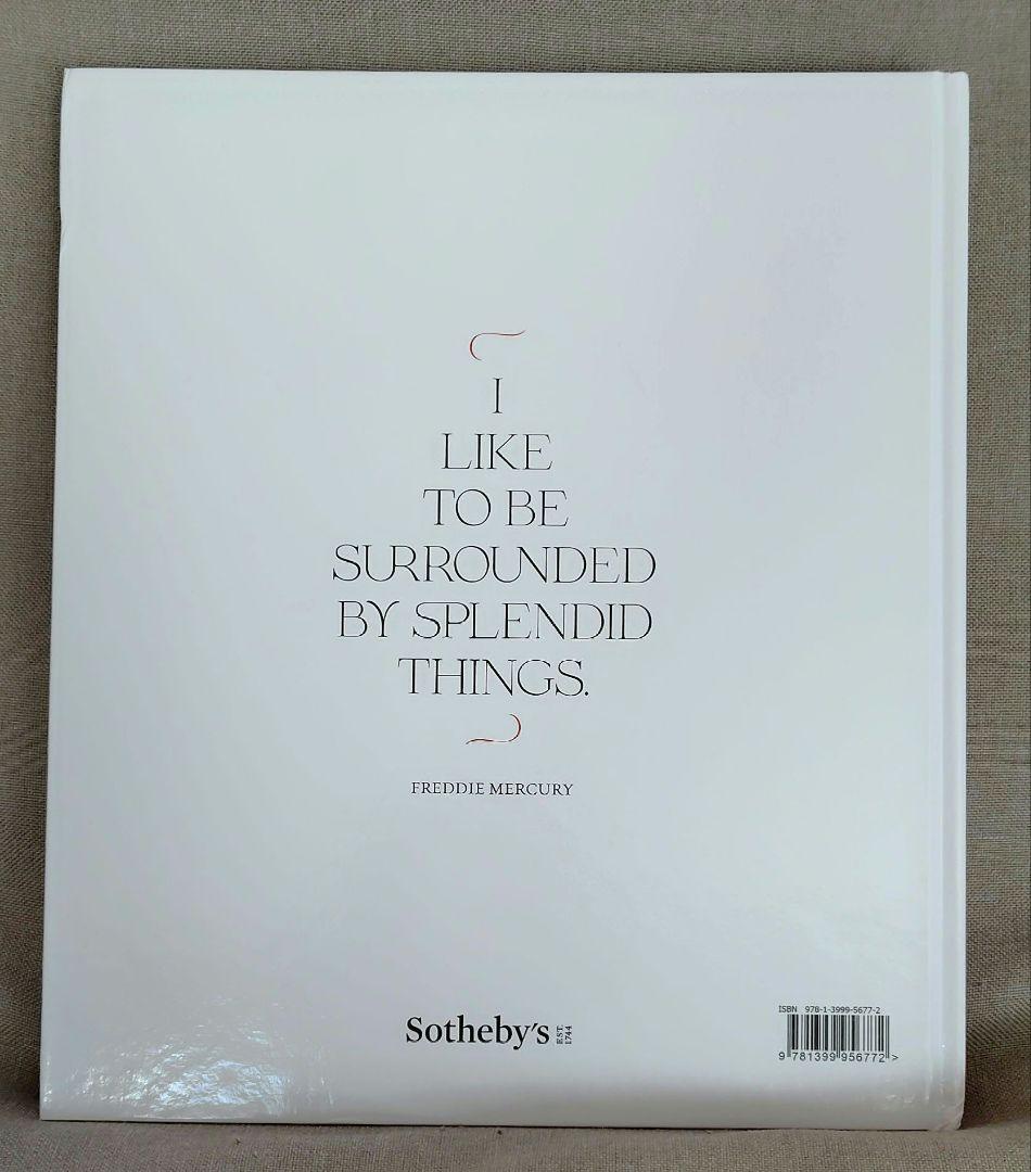 Sotheby's サザビーズ　フレディマーキュリー　カタログ
