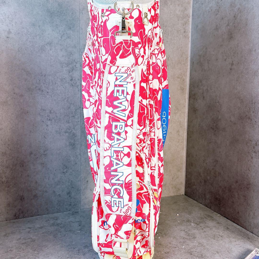 8.5型スタンド式キャディバッグ　NewBalanceニューバランス軽量　可愛い