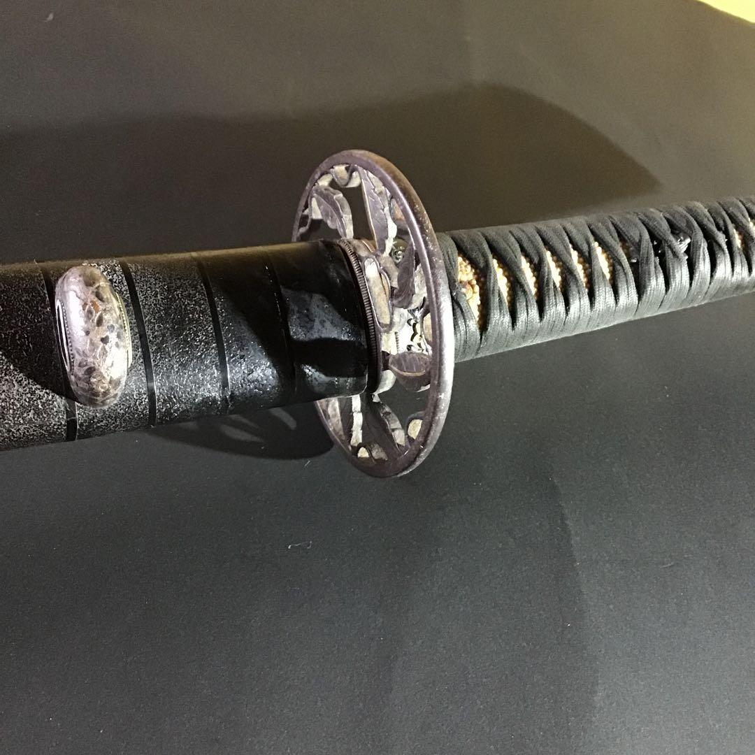 大刀　笛巻鞘　一作金具　拵　江戸期保証　　　　　　書4