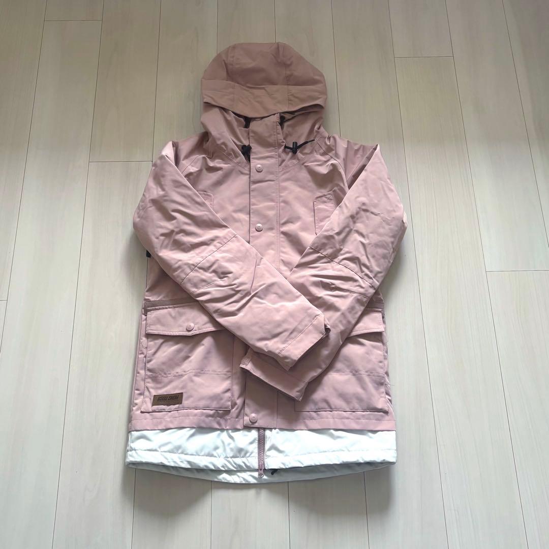 一度のみ着用！ピンク スノーボードジャケット 女性用