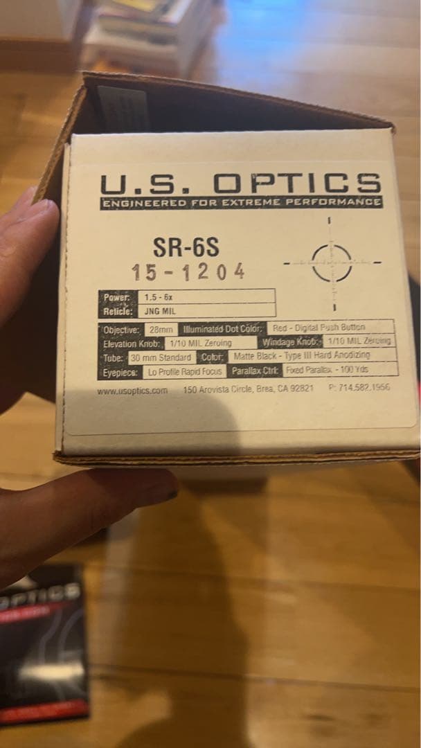 U.S. OPTICS SR-6S スコープ 1.5-6倍