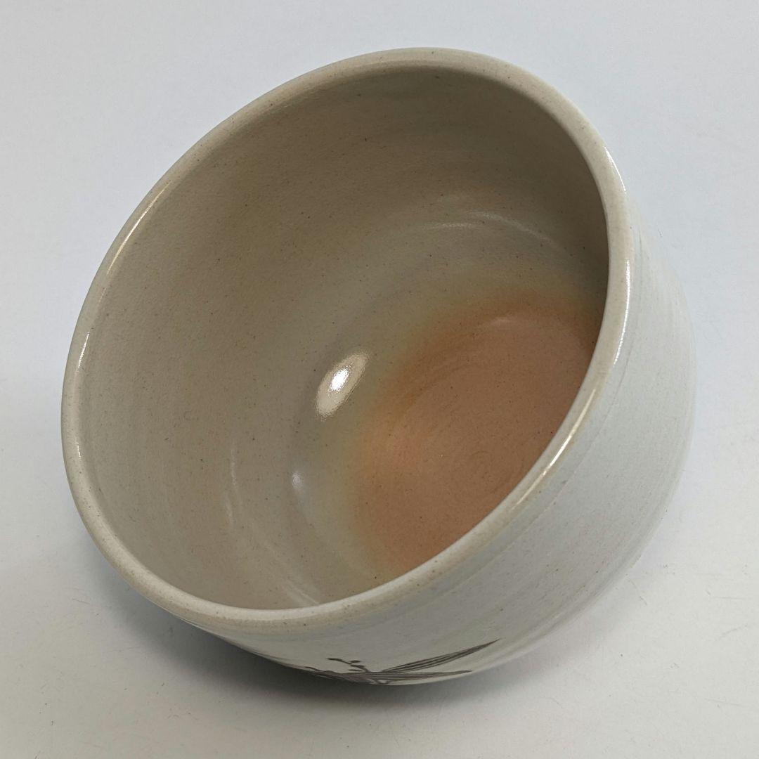 三浦竹軒 京焼 篠図茶盌 共箱共布 抹茶碗 抹茶茶碗 茶道具 茶器 食器 清水焼