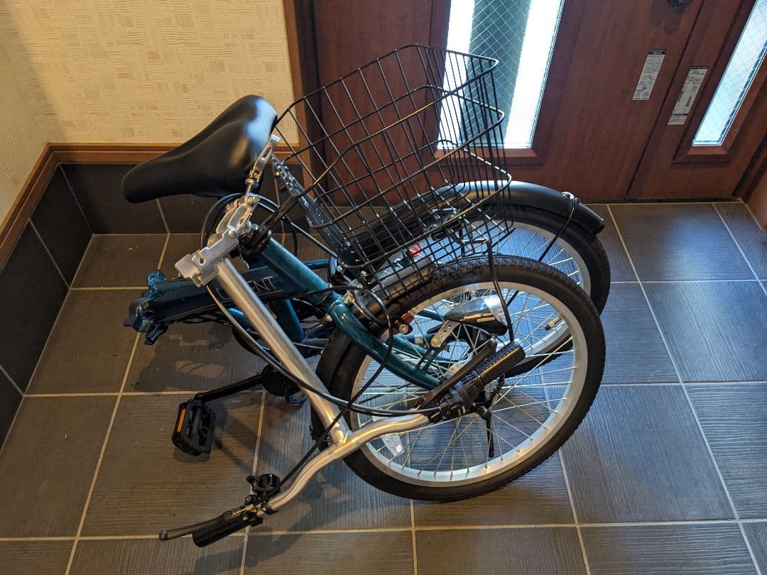 LUCENT 折りたたみ自転車 ブルーグリーン