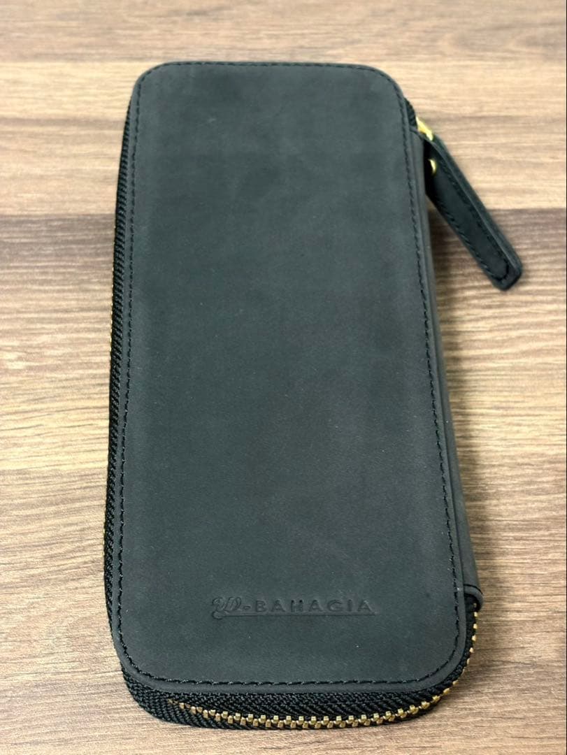 バハギア 廣瀬鐵筆堂モデル 7本挿 クレイジーホース／ブラック