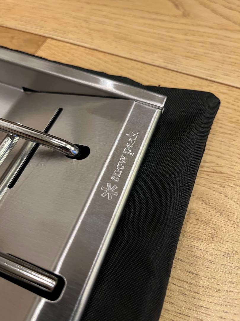 新品　スノーピーク フラットバーナー ラーテルワークス　ウッドパネルテーブル