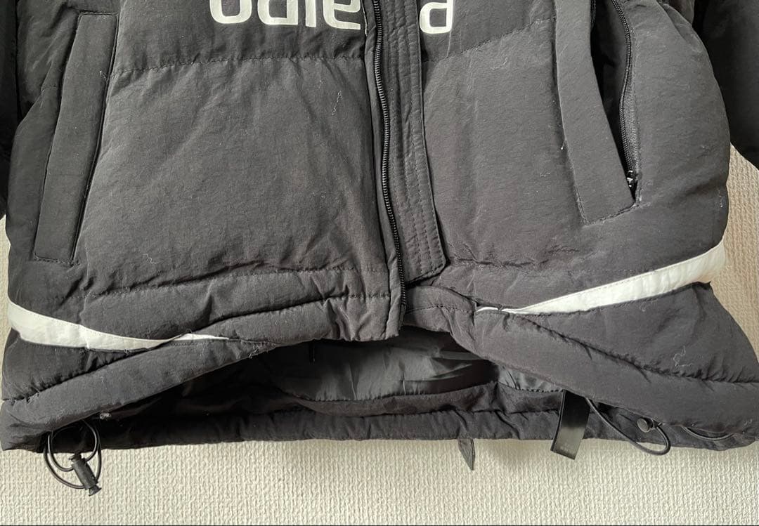 balenciaga サッカー ベンチコート 黒/白 XLサイズ