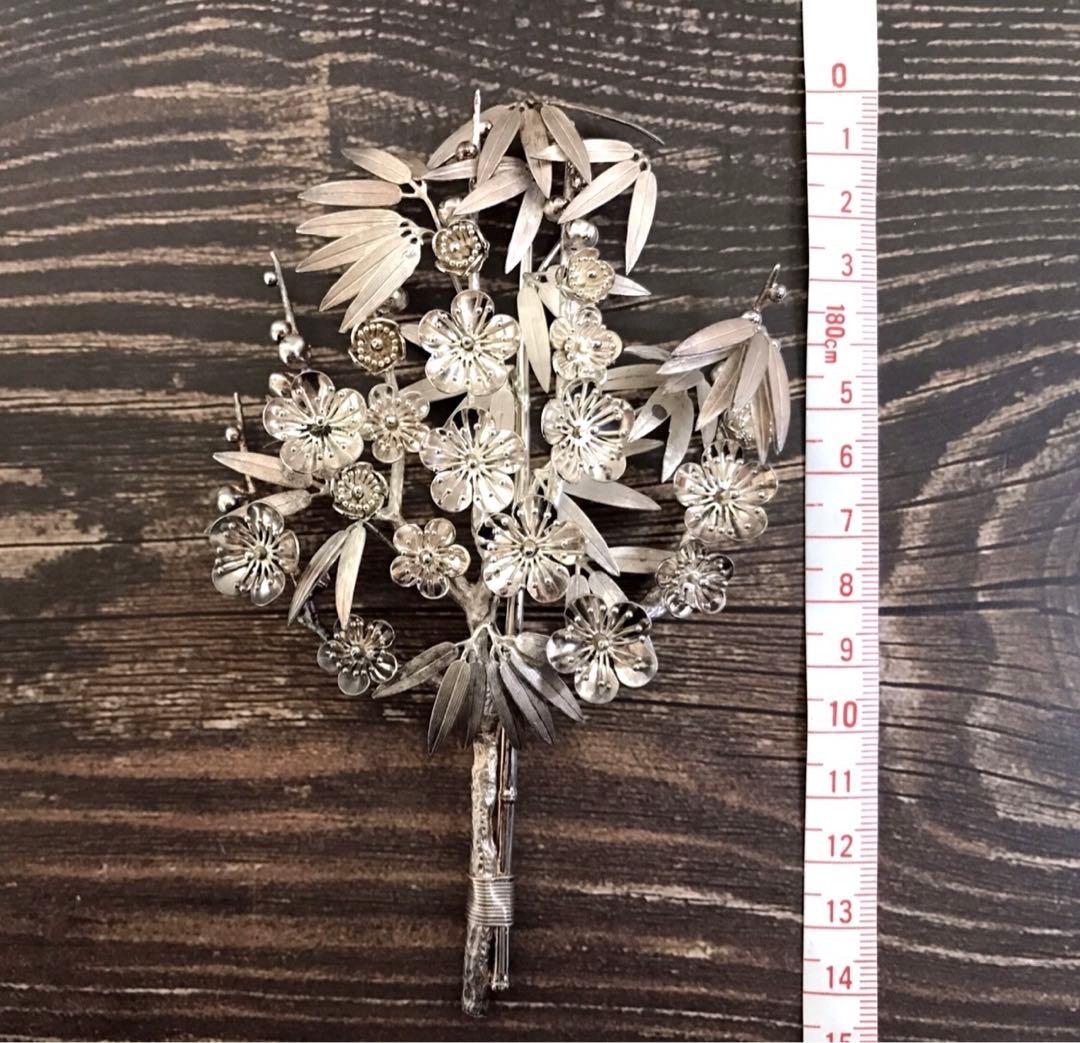 【希少レア】ボンボニエール 挿華 花 皇室 天皇 上皇陛下 下賜 大嘗 純銀