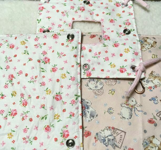 モモンガハウス(うさぎ花柄)   春(夏)秋仕様  1900円