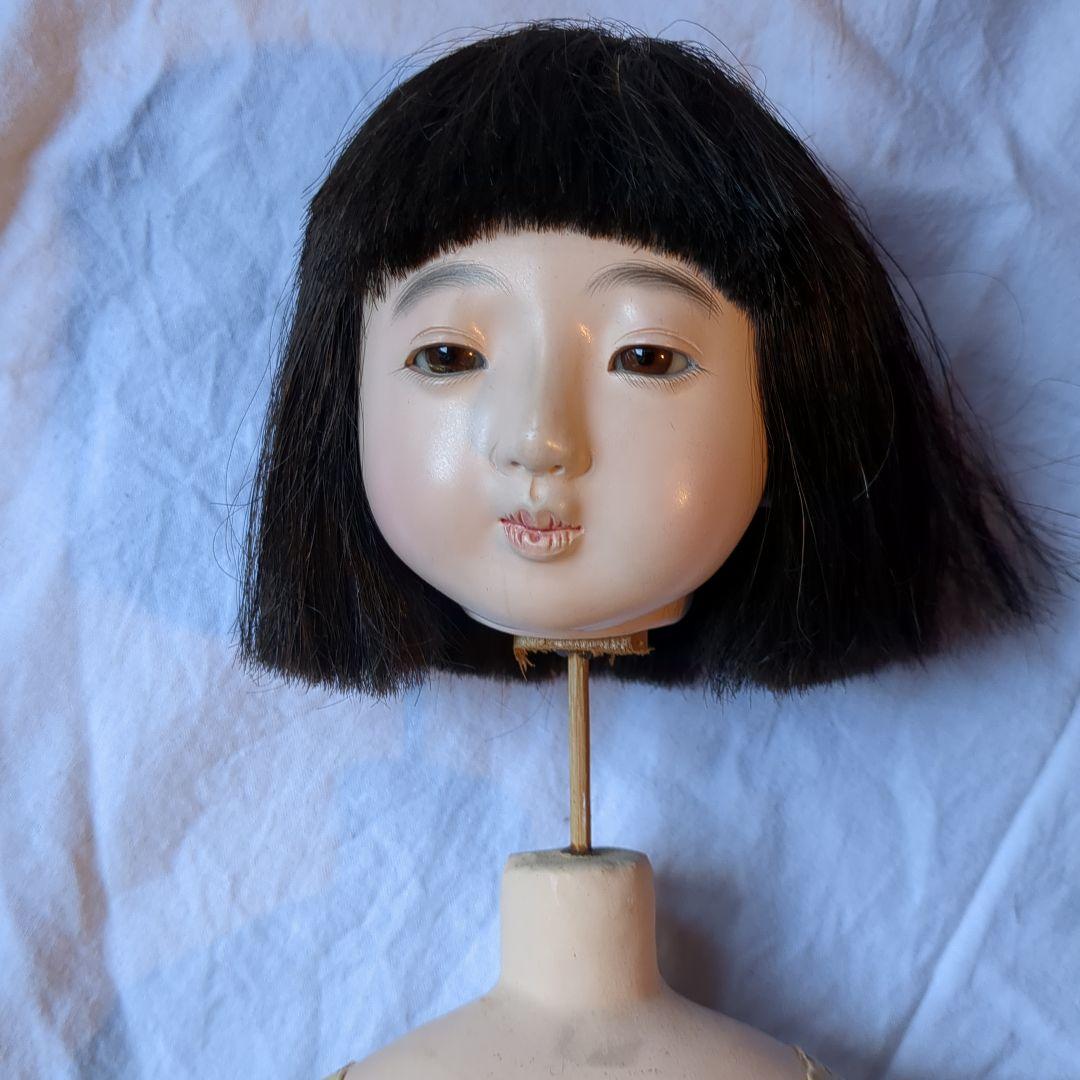 大難あり　銘あり　とても可愛らしい市松人形　12号