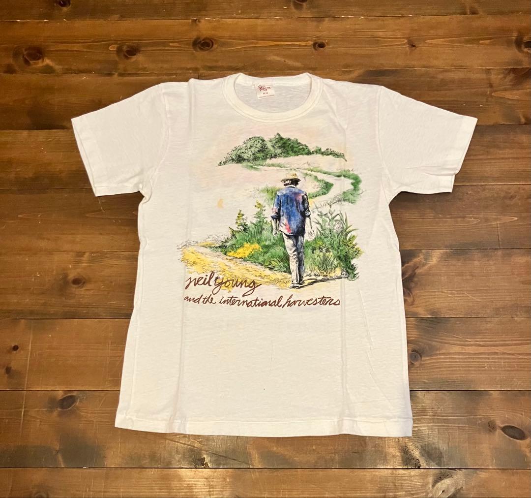 オリジナル　本物　ヴィンテージ　ニールヤング　1985年ツアーTシャツ　M