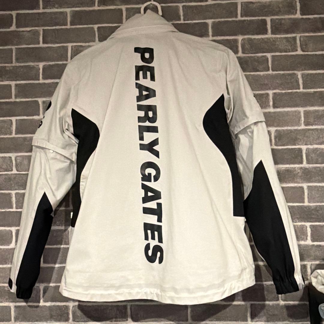 PEARLY GATES スポーツジャケット ホワイト/ブラック