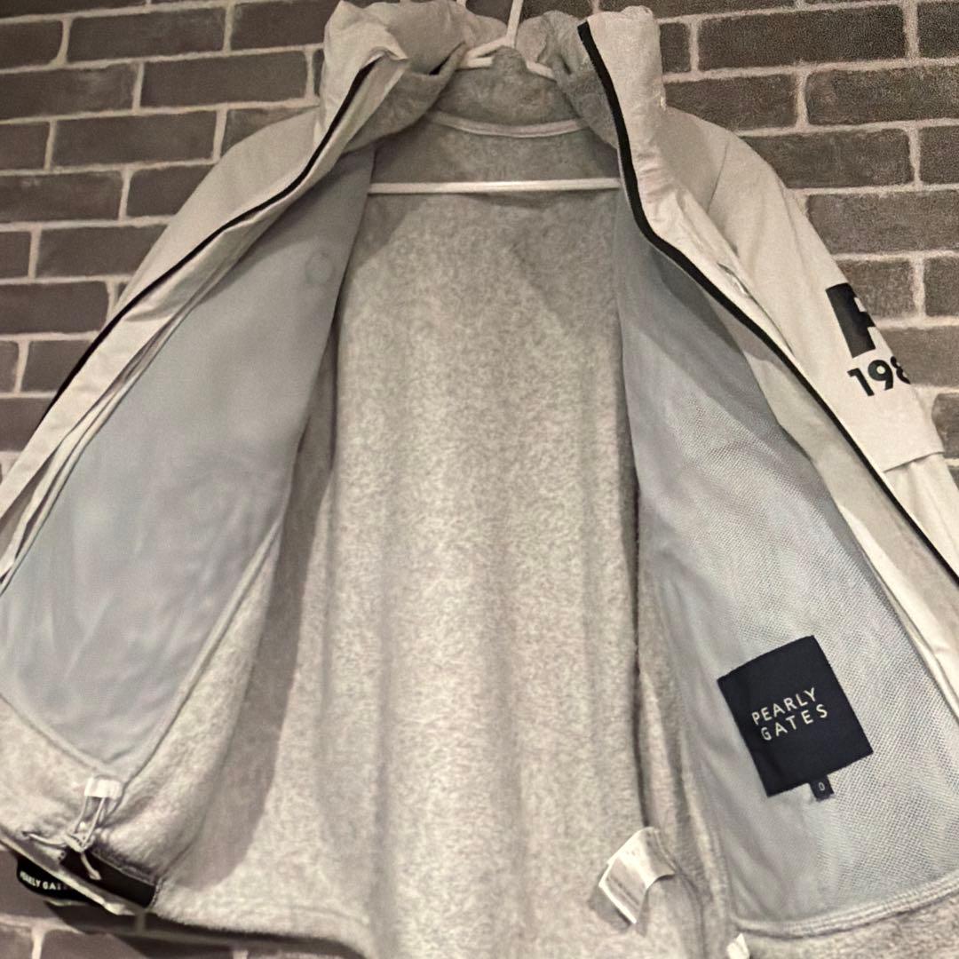 PEARLY GATES スポーツジャケット ホワイト/ブラック