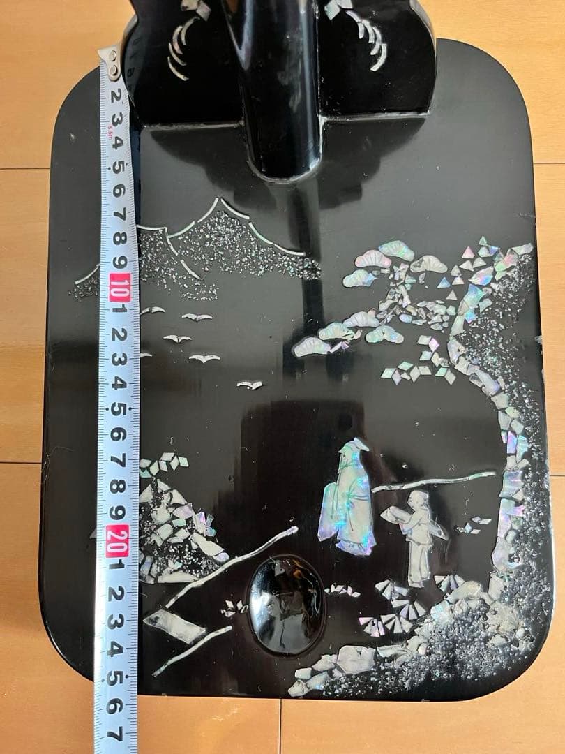 刀掛け　螺鈿