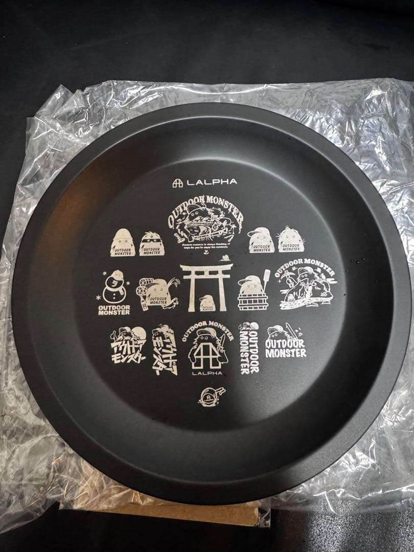 ALPHA アウトドア食器セット 皿3枚とカトラリー アウトドアモンスター