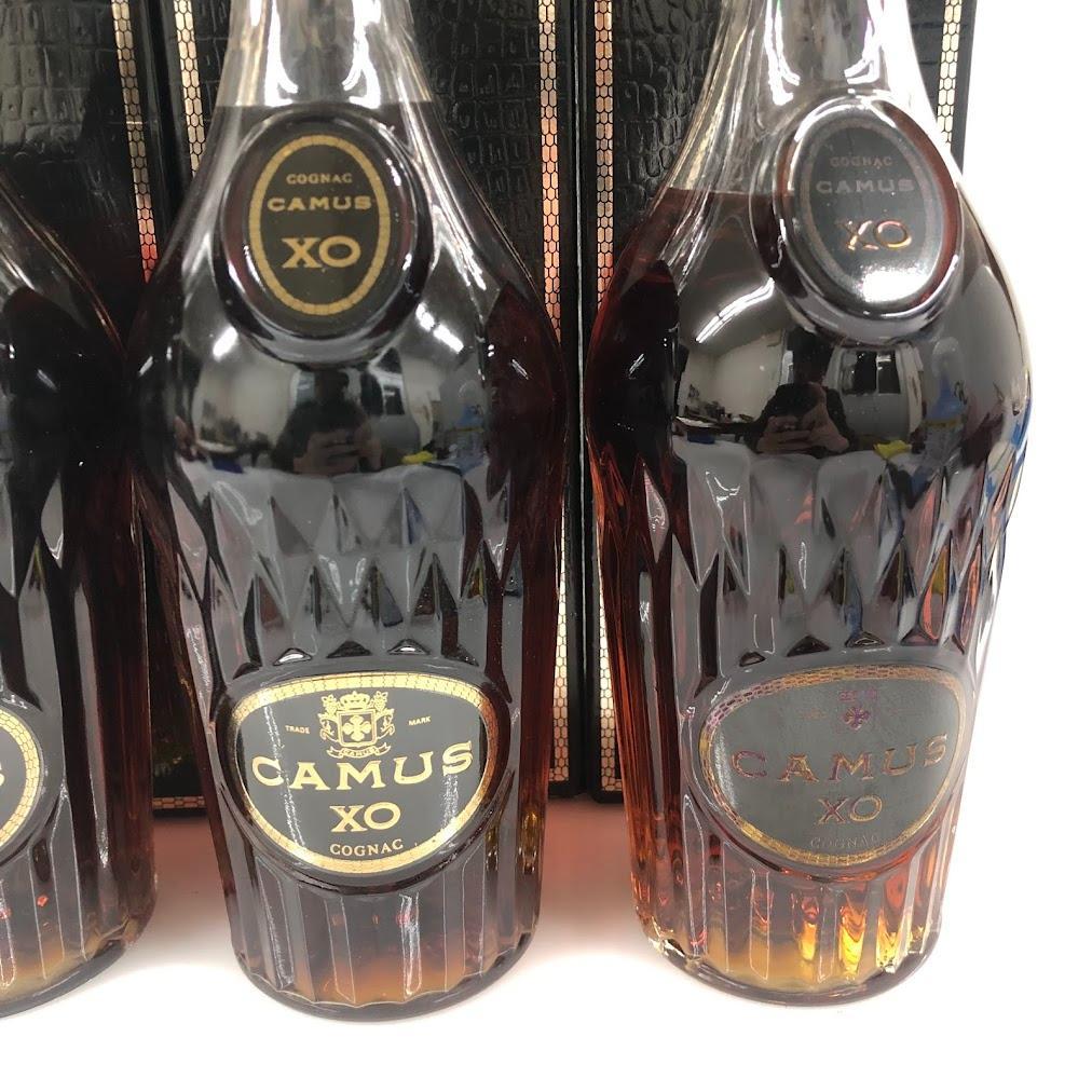【未開栓】CAMUS XO コニャック 4本セット ロングネック 箱付き