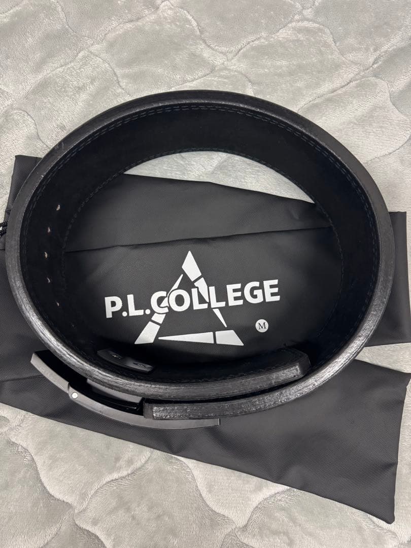 P.L.COLLEGE パワーベルト ブラック　レバーアクション　筋トレ